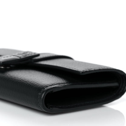 Loewe Grained Calfskin Small Vertical Wallet Black 9 of 9