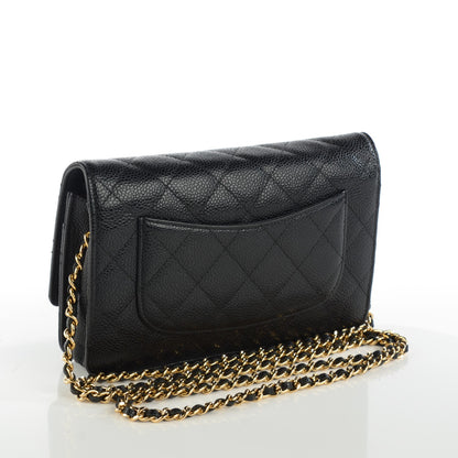Chanel Caviar Quilted Wallet On Chain WOC Black 3 of 8