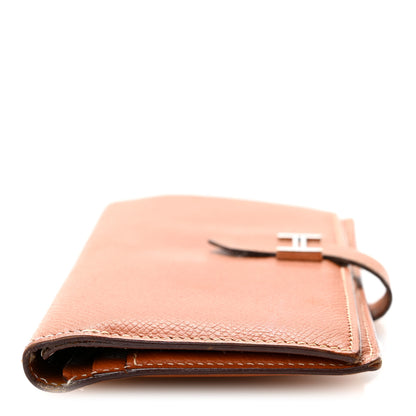 Hermes Epsom Bearn Gusset Wallet Gold 10 of 11