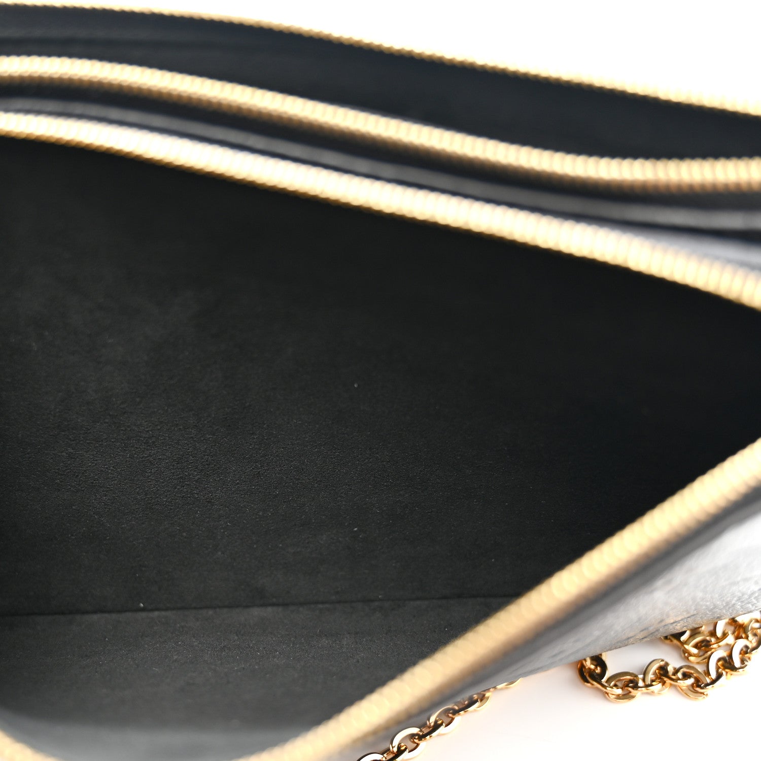 Louis Vuitton Empreinte Double Zip Pochette Black 6 of 13