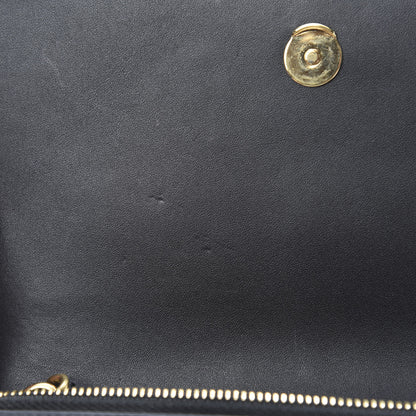 Saint Laurent Smooth Calfskin Classic Monogram Kate Tassel Chain Wallet Black 11 of 14