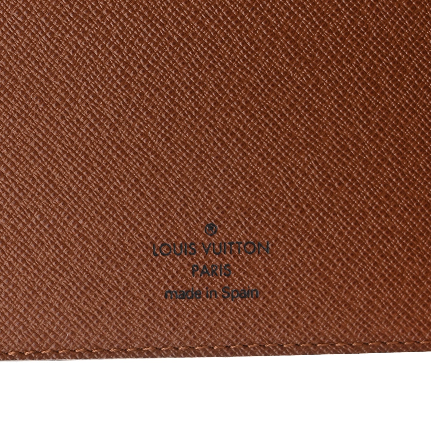 Monogram Desk Agenda Cover
