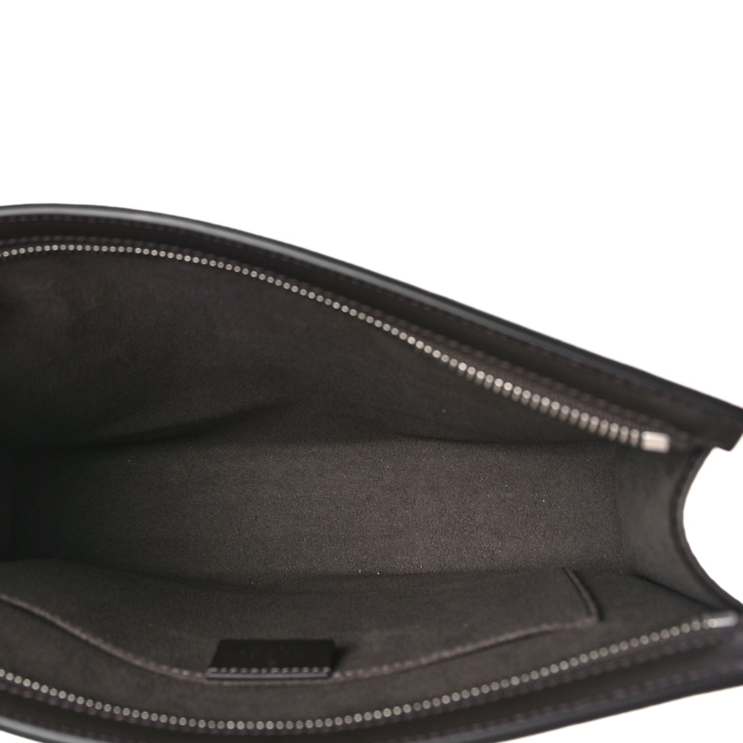 Gucci GG Supreme Monogram Selleria Calfskin Web New Web Cosmetic Case Beige Ebony Cocoa 5 of 9