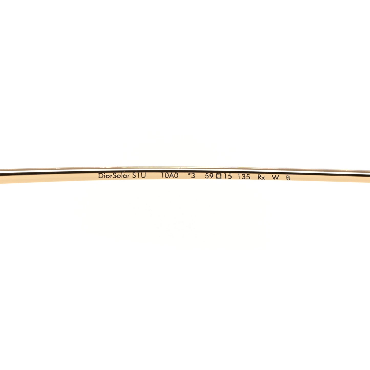 DiorSolar S1U Sunglasses Black
