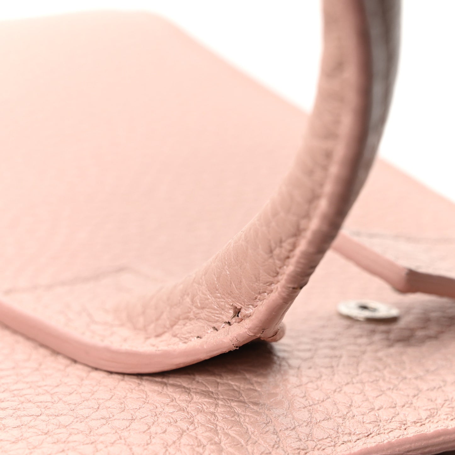 Grained Calfskin Baby Sac De Jour Antique Rose