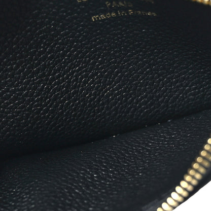 Louis Vuitton Empreinte Monogram Zipped Romy Card Holder Black 5 of 6