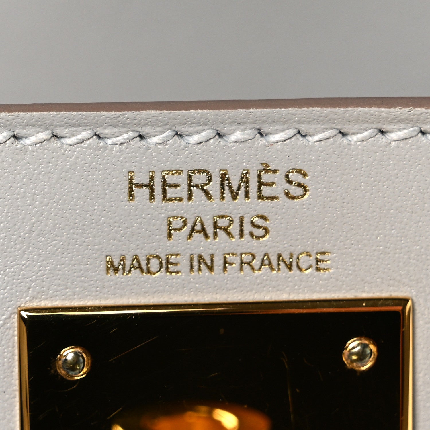 Hermes Tadelakt Kelly Sellier 28 Gris Perle 6 of 10