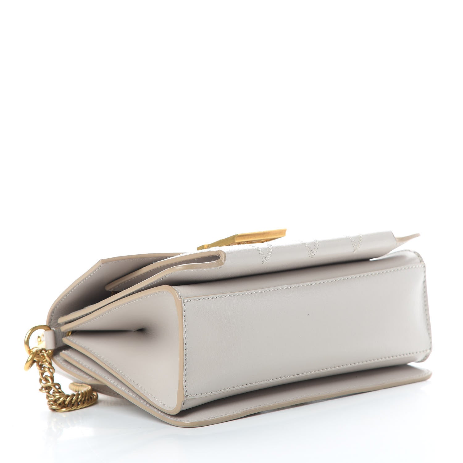 Givenchy Goatskin Quilted Small GV3 Shoulder Bag Natural 5 of 12