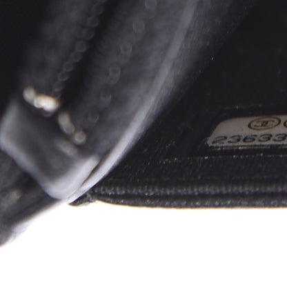 Chanel Caviar Quilted Boy Wallet On Chain WOC So Black 8 of 13