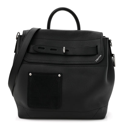 Louis Vuitton LV Touch Calfskin Steamer 30 H38 Black 1 of 19