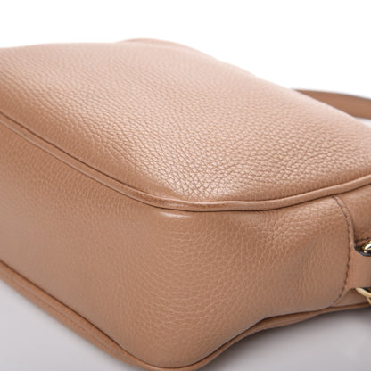 Gucci Pebbled Calfskin Small Soho Disco Bag Camelia 11 of 11