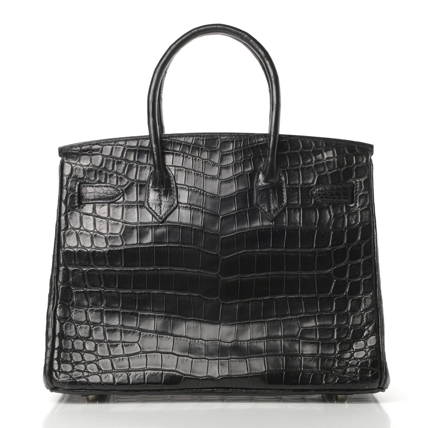 Matte Niloticus Crocodile Birkin 30 Black