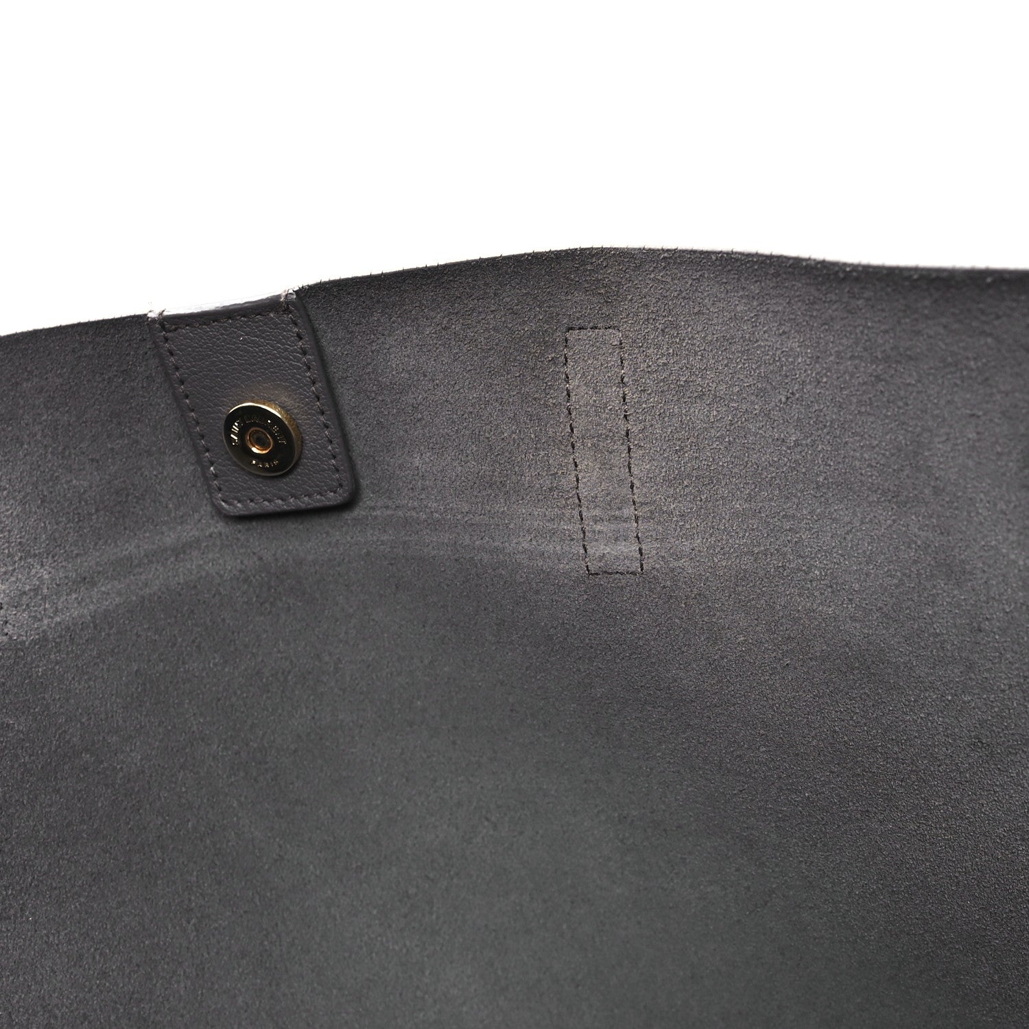Saint Laurent Calfskin Large Shopping Tote Fog 13 of 14