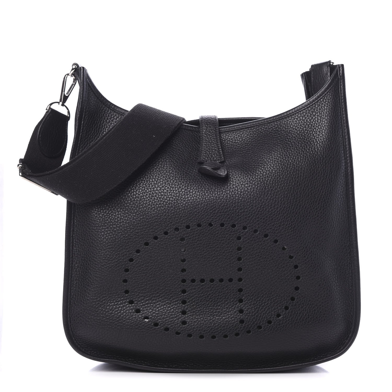 Hermes Taurillon Clemence Evelyne III GM Black 1 of 11