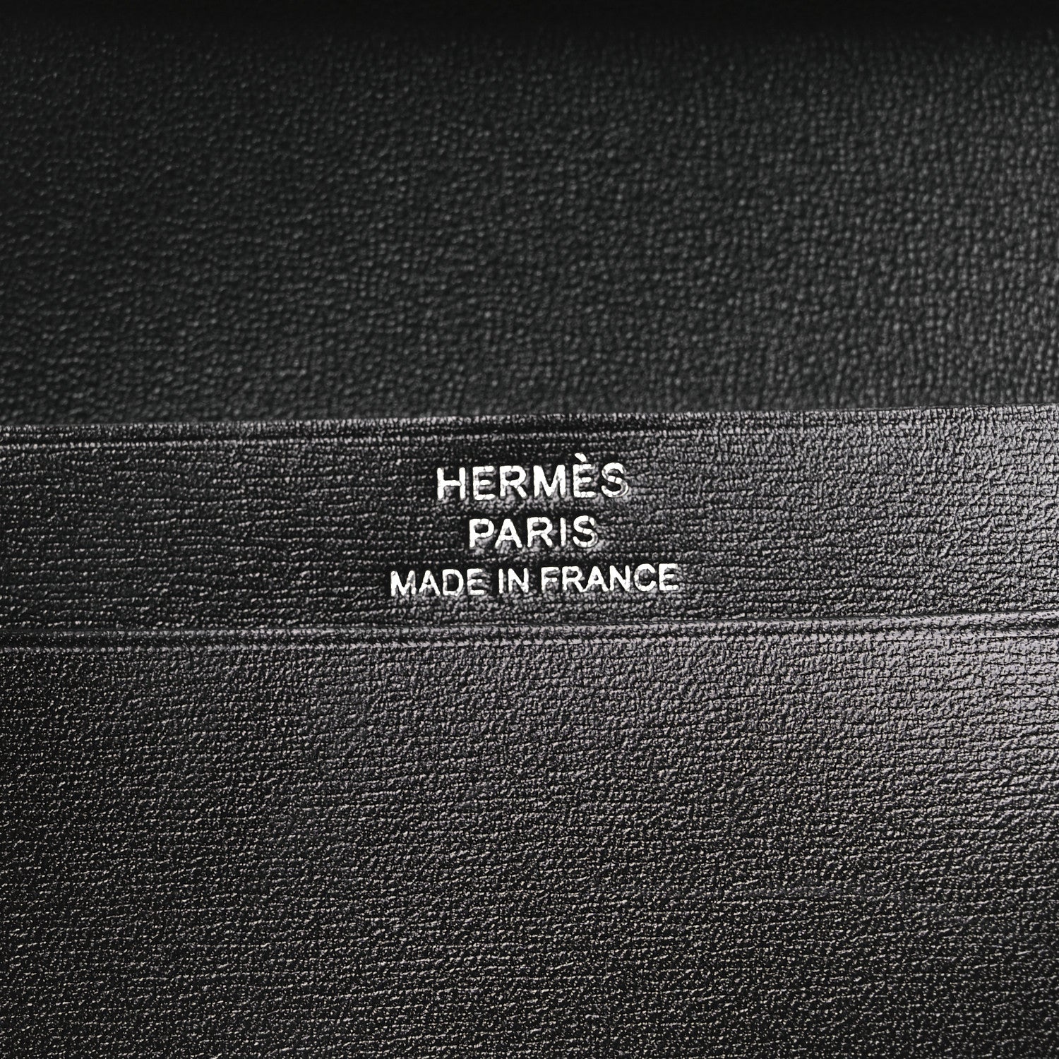 Hermes Box Monochrome Bearn Card Holder Wallet Black 6 of 9