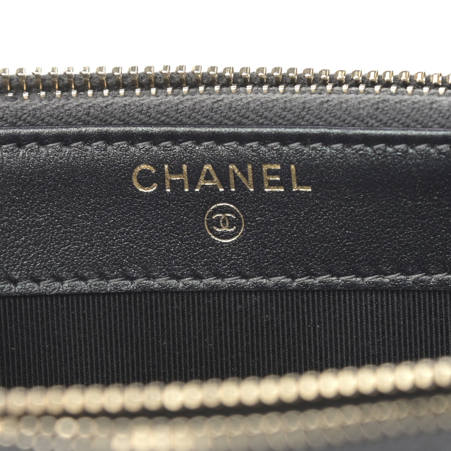 Chanel Iridescent Caviar Quilted Small Clutch With Chain Black 8 of 14