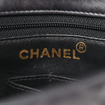 Chanel Lambskin Quilted Small Single Flap Black 6 of 8