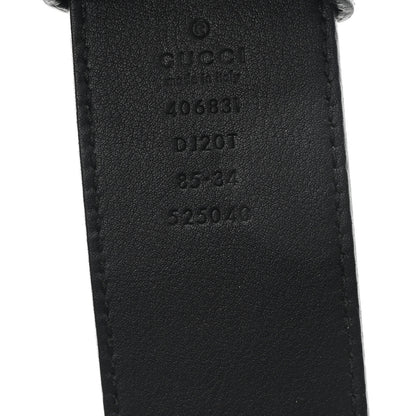 Gucci Calfskin Double G 40mm Belt 85 34 Black 3 of 6