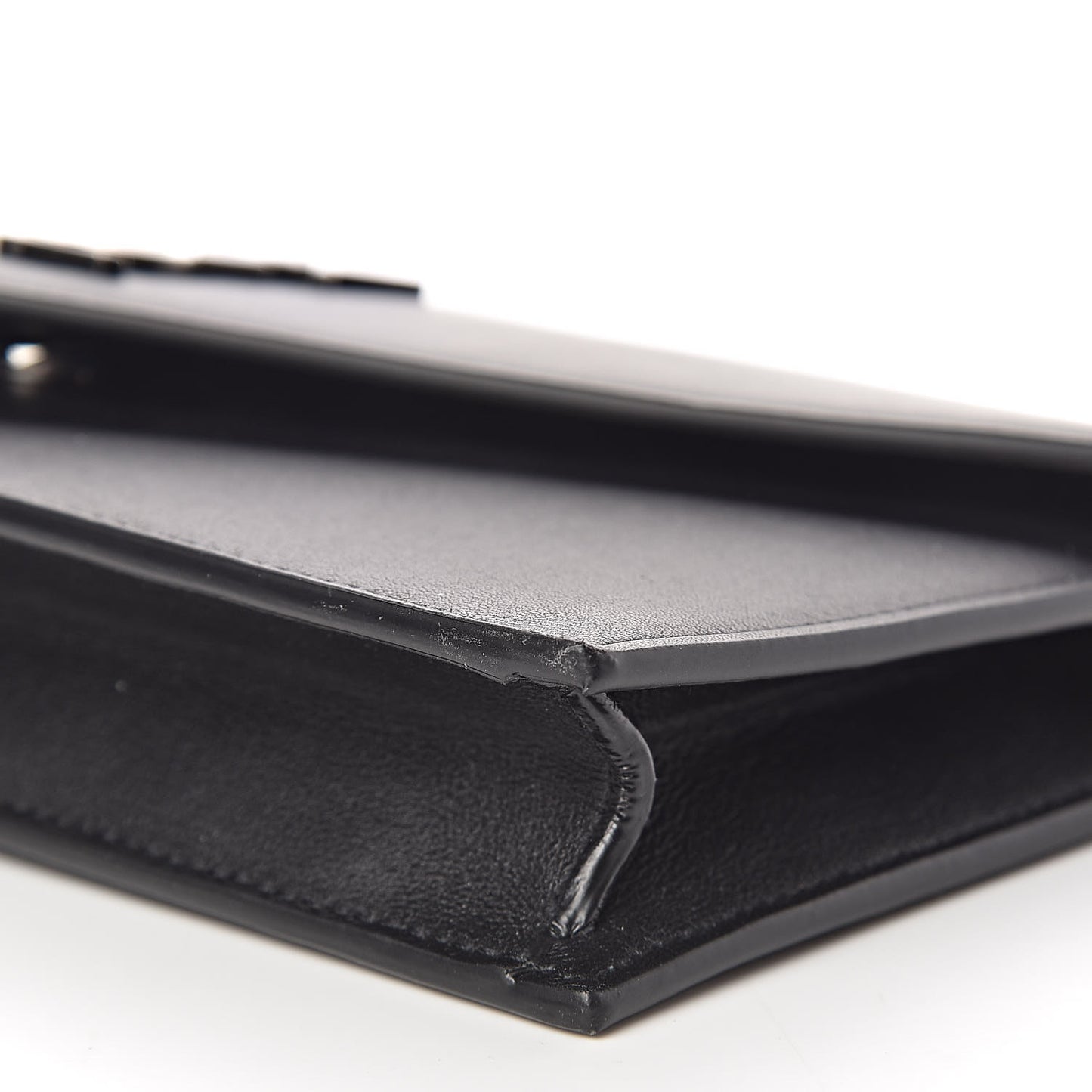 Calfskin Monogram Clutch Black