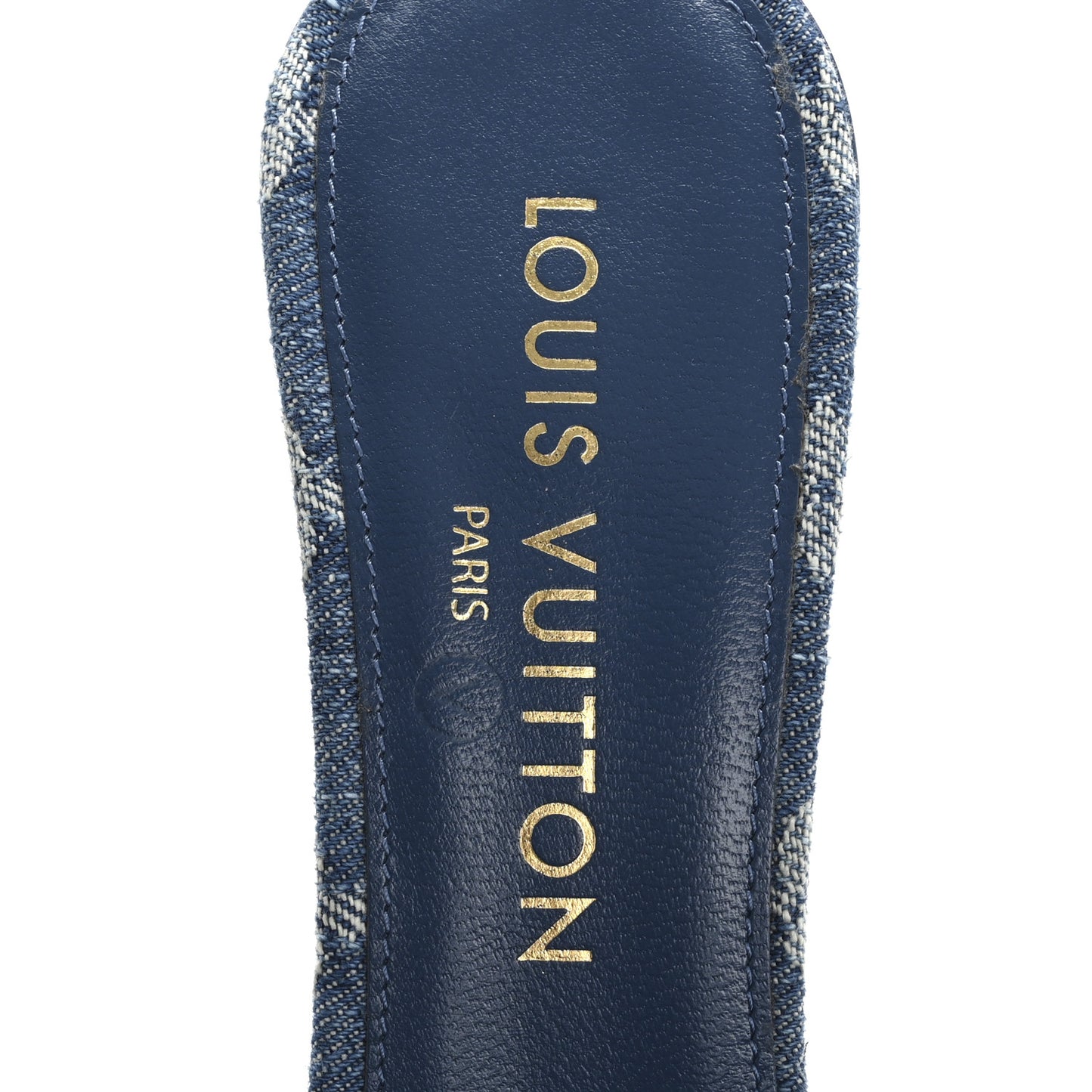Denim Monogram Neo Revival Mules 38