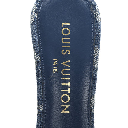 Louis Vuitton Denim Monogram Neo Revival Mules 38 7 of 9