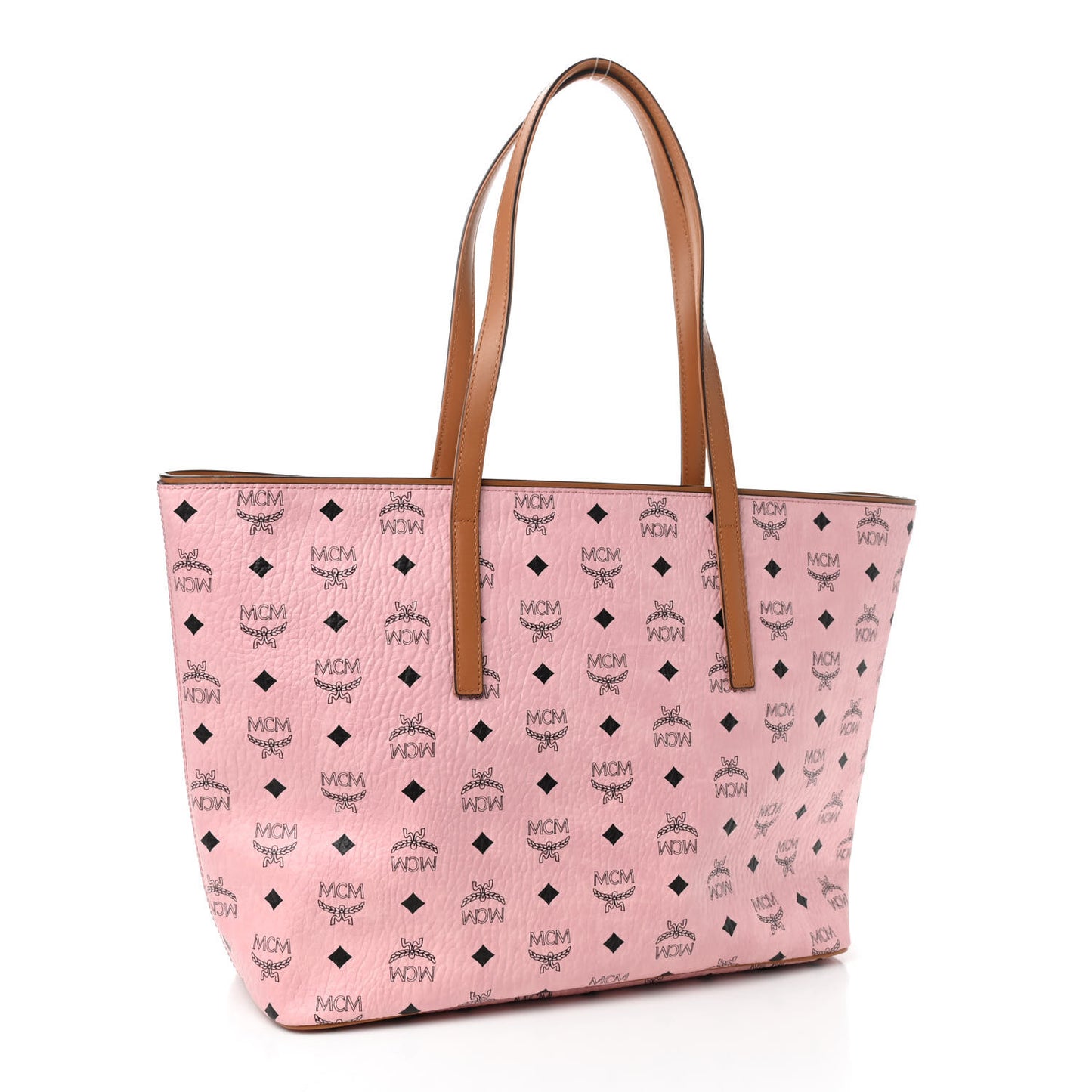 Visetos Medium Anya Zip Top Shopper Tote Soft Pink