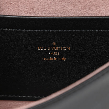 Louis Vuitton Lambskin Embossed Monogram Pochette Coussin Black 6 of 13