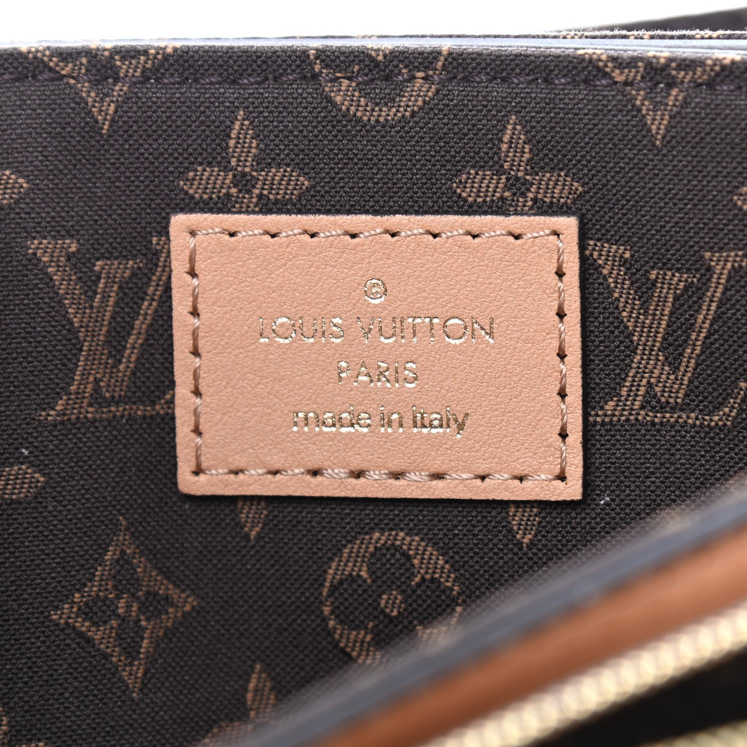 Louis Vuitton Calfskin Monogram Metal Rendez-Vous Camel 854859