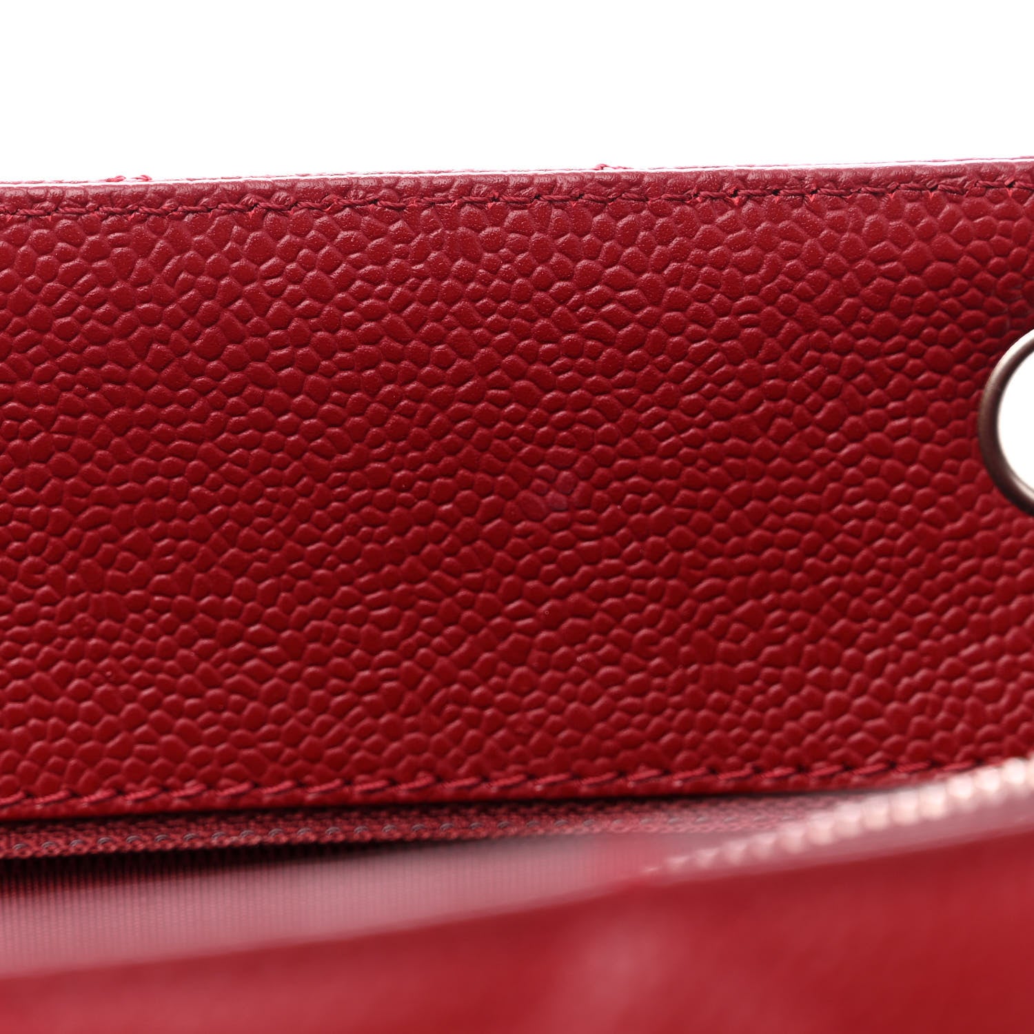 Chanel Caviar Quilted Grand Shopping Tote GST Red 12 of 13