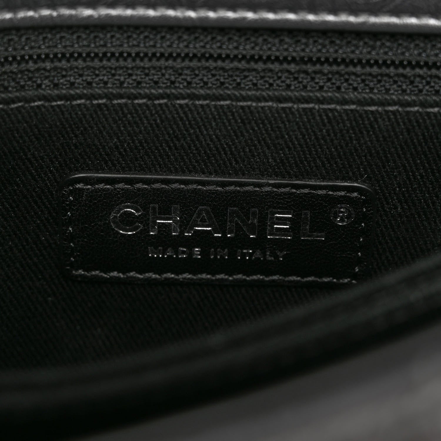 Chanel Metallic Aged Calfskin Quilted Mini Coco Handle Flap Charcoal 6 of 10