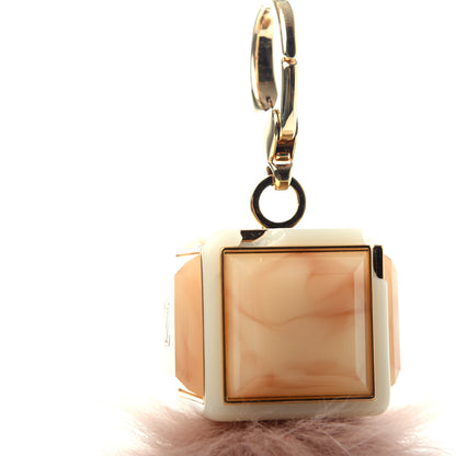 Louis Vuitton Fox Fur Foxy Key Holder Bag Charm Blush 4 of 5