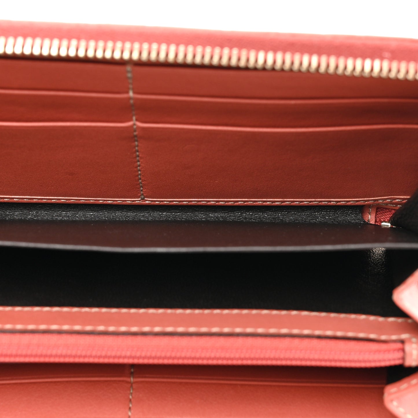 Guccissima GG Pierce Zip Around Wallet Coral