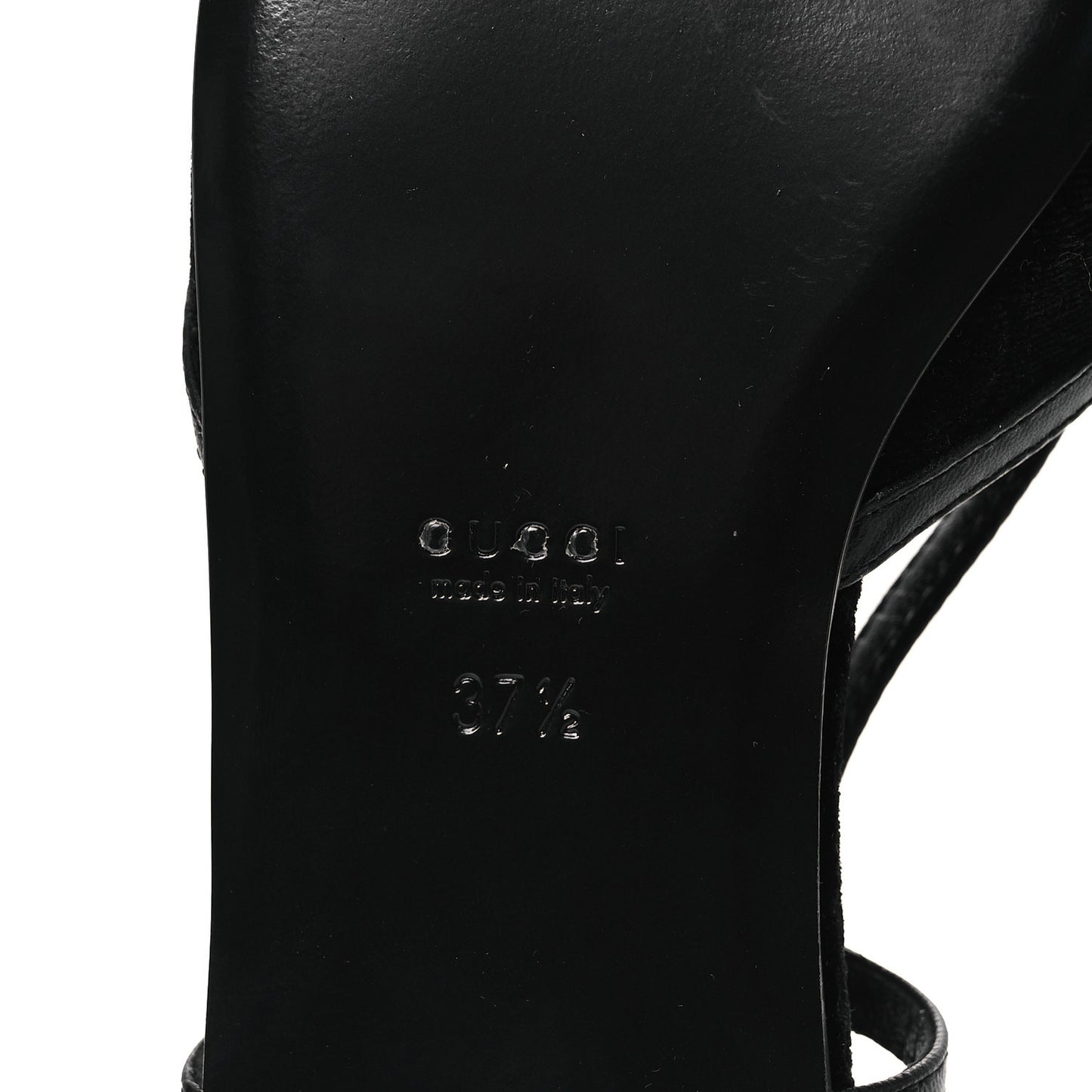 Velvet GG Monogram Slingback Ballet Flats 37.5 Black