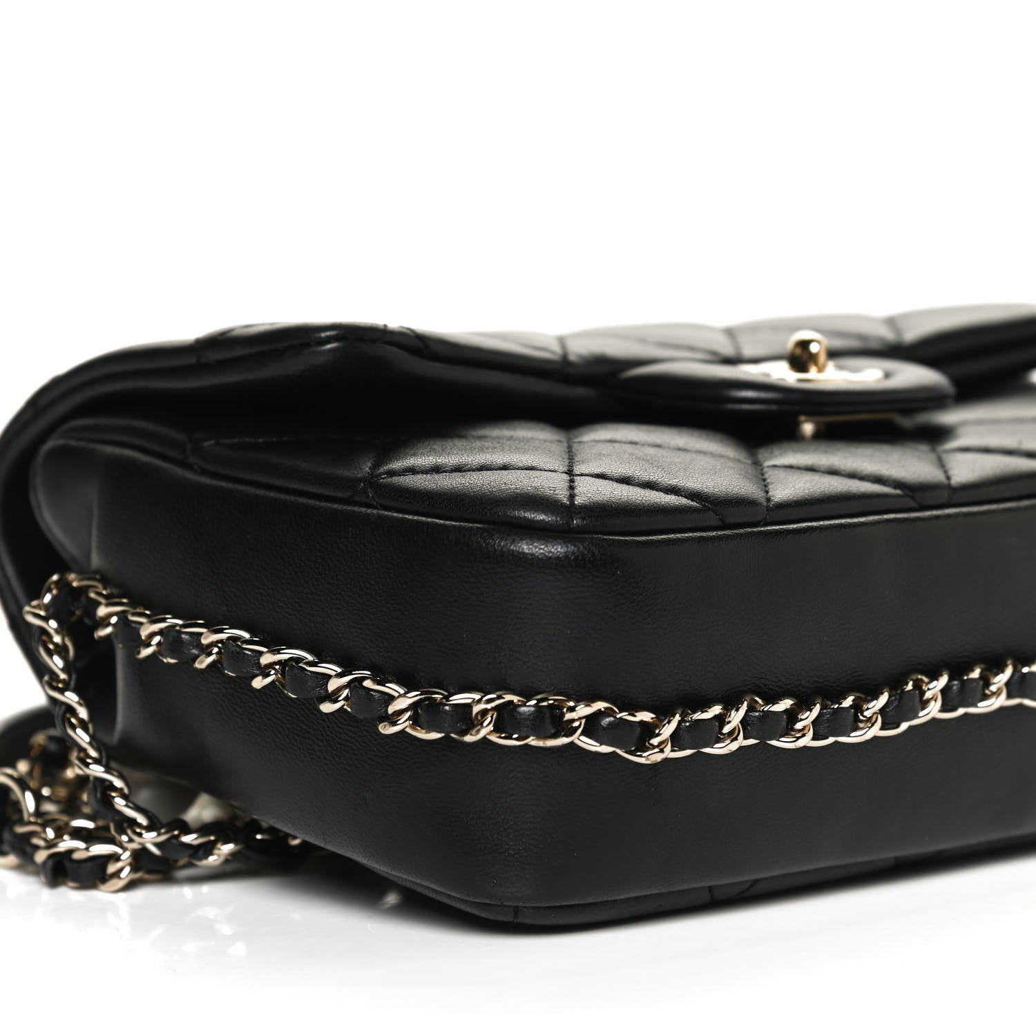 Chanel Lambskin Quilted Small My Precious Flap Black 8 of 10