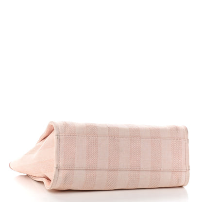 Chanel Mixed Fibers Striped Small Deauville Tote Light Pink 4 of 9