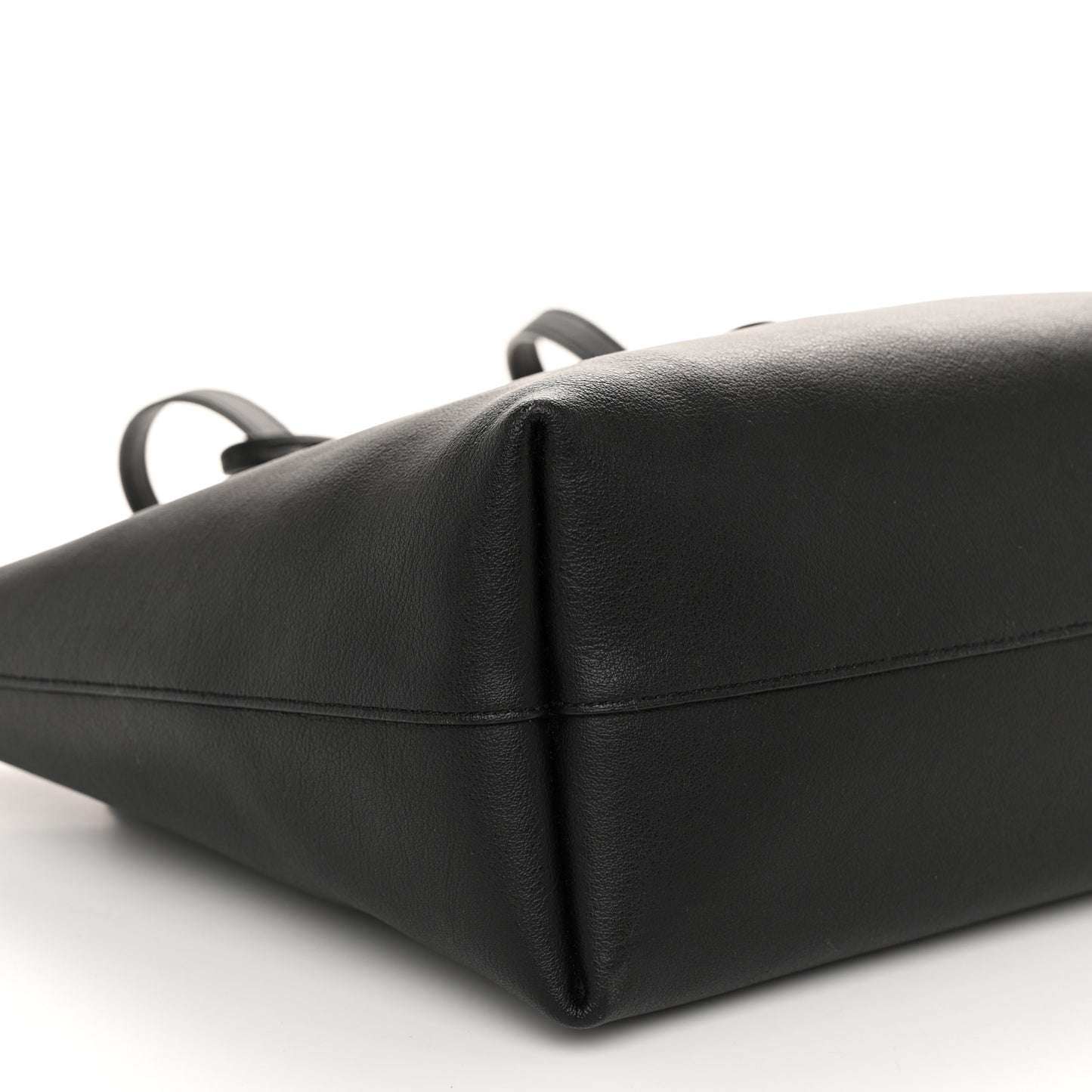 Calfskin Large Shopping Tote Black