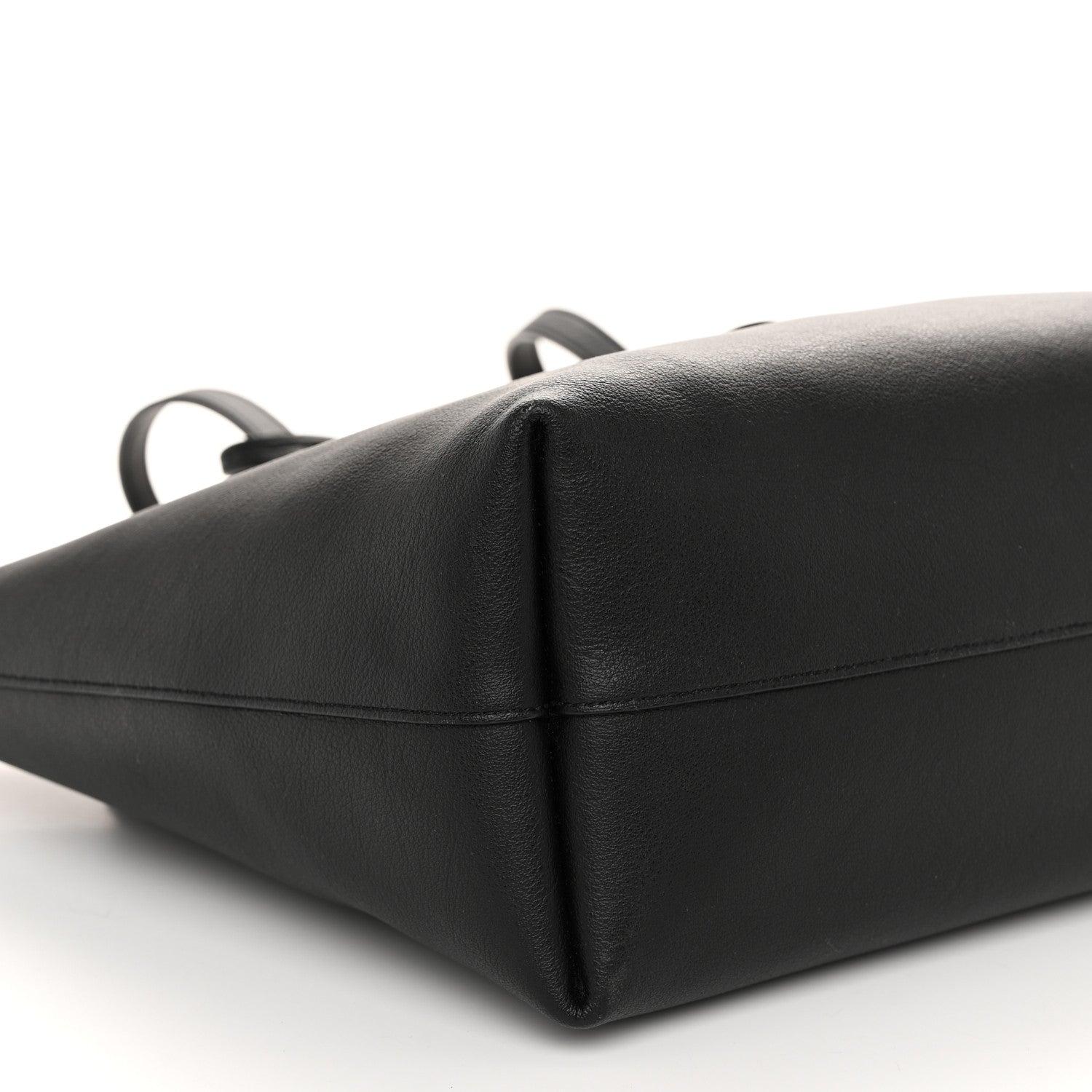 Saint Laurent Calfskin Large Shopping Tote Black 10 of 12