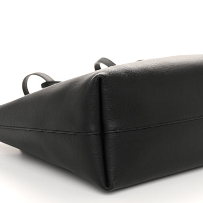 Saint Laurent Calfskin Large Shopping Tote Black 10 of 12