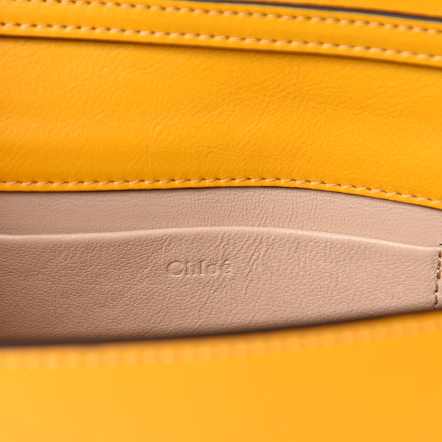 Chloe Calfskin Small Nile Bracelet Minaudiere Bag Dark Ochre 8 of 10
