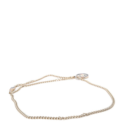 Chanel Enamel Chain Lipstick CC Kisses Belt Gold 3 of 9