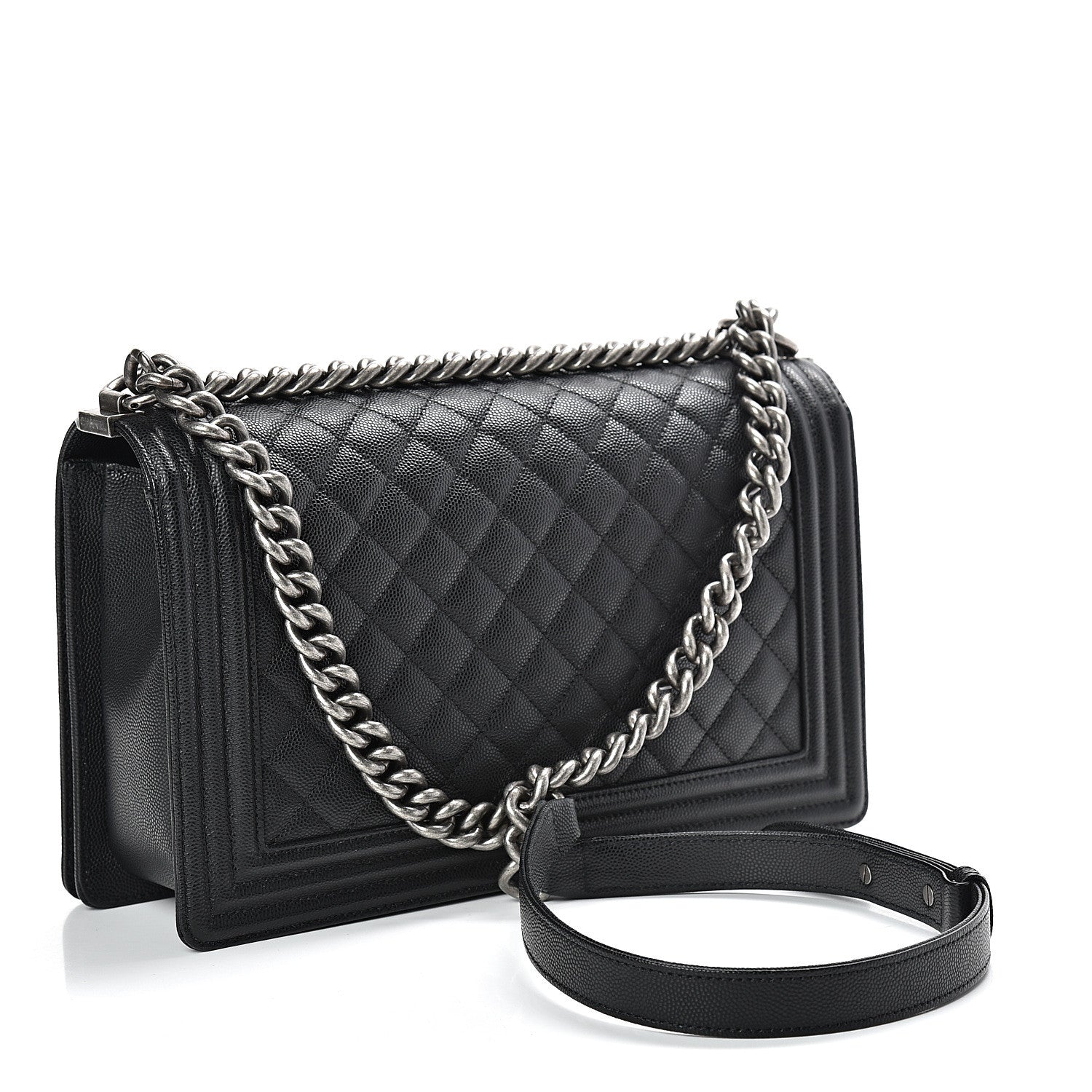 Chanel Caviar Quilted New Medium Boy Flap Black 3 of 10