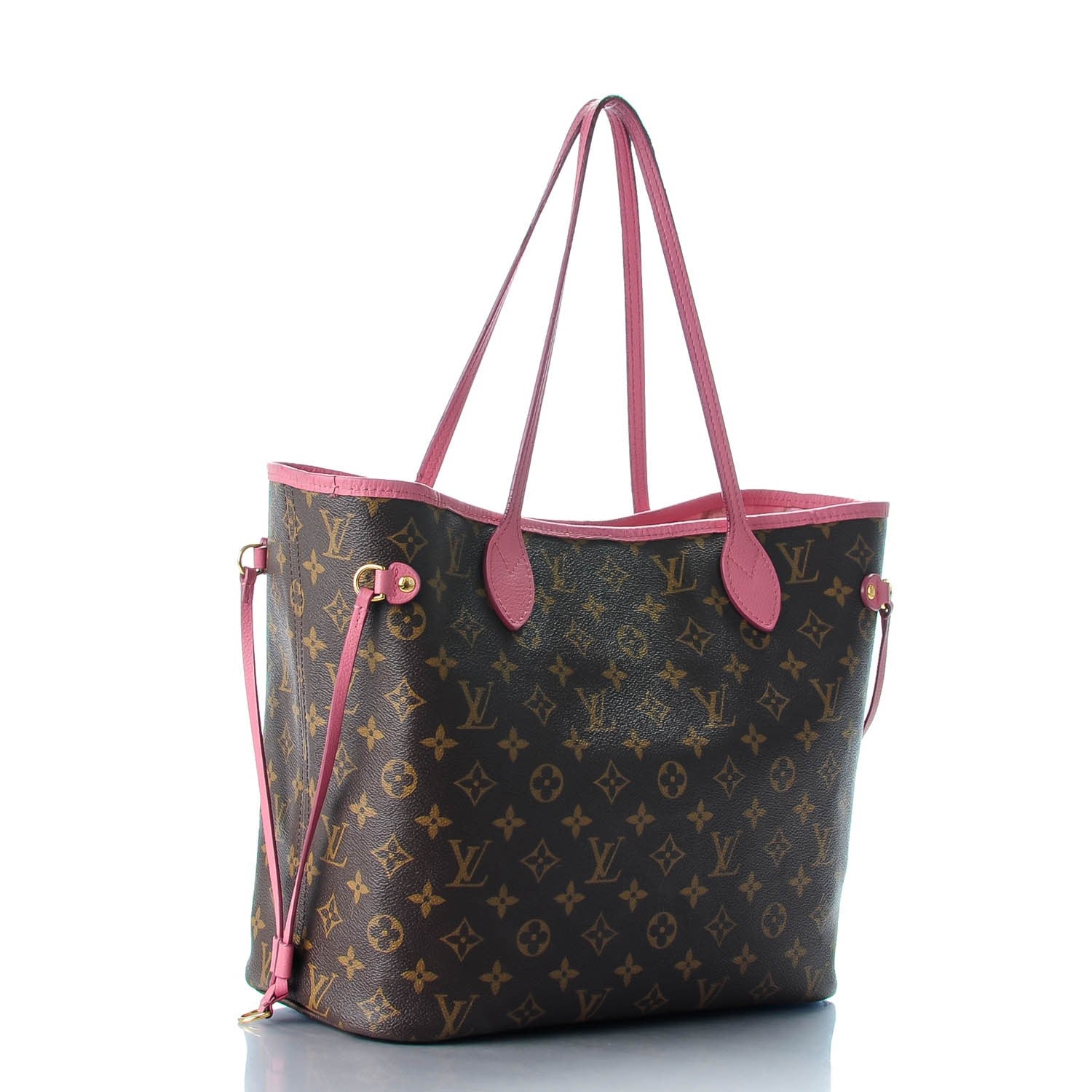 Louis Vuitton Monogram Articles de Voyage Ikat Neverfull MM Rose Velours 3 of 10