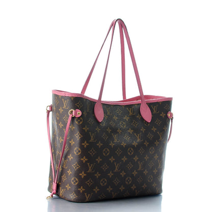 Louis Vuitton Monogram Articles de Voyage Ikat Neverfull MM Rose Velours 3 of 10