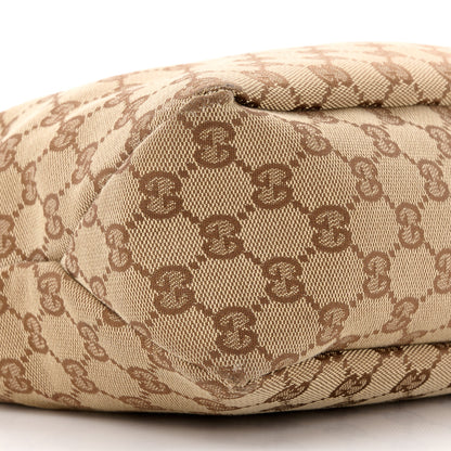 Gucci Monogram Medium Horsebit Chain Hobo Dark Brown 10 of 18