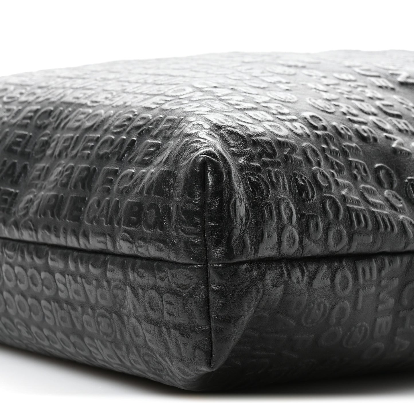 Calfskin Embossed Unlimited Tote Black