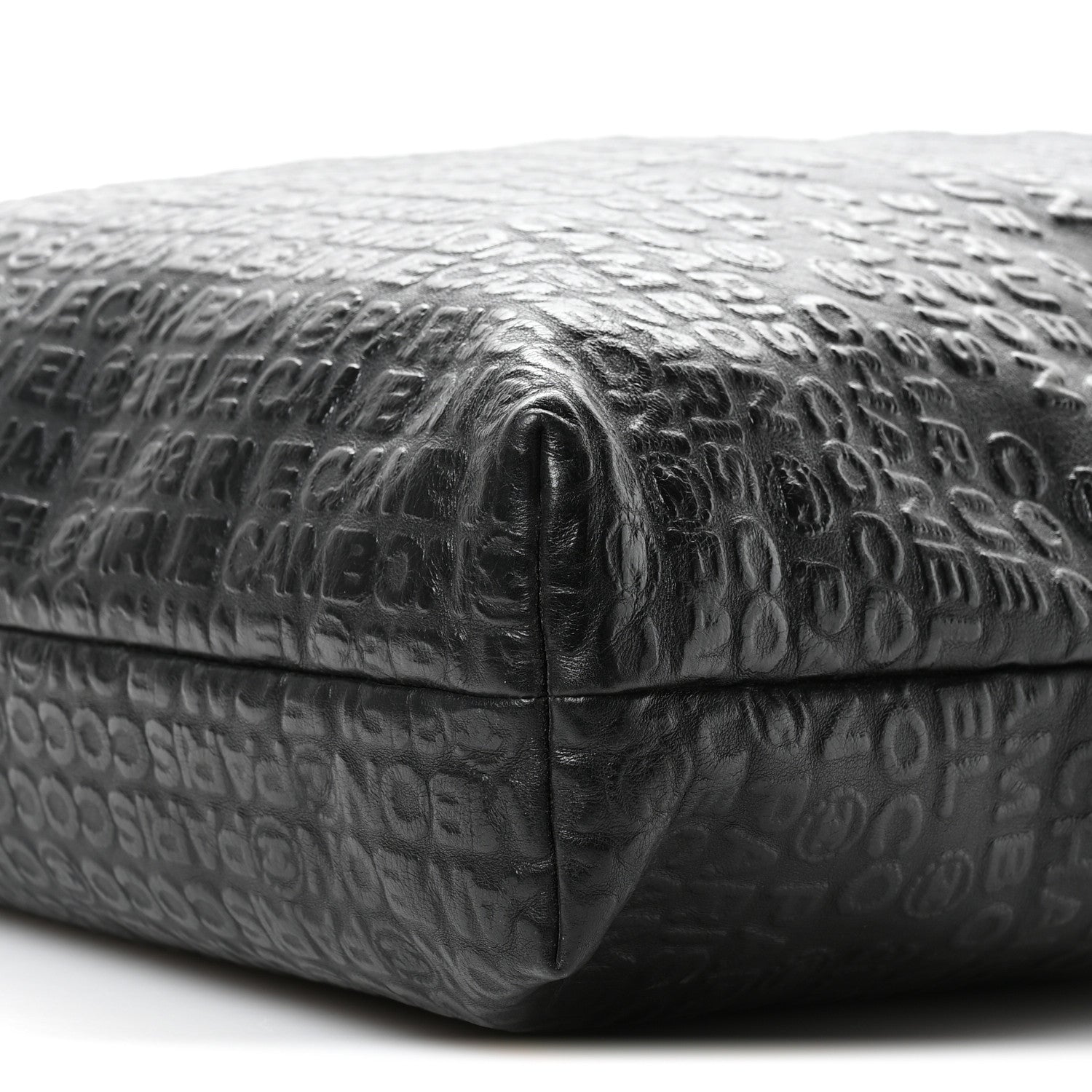 Chanel Calfskin Embossed Unlimited Tote Black 9 of 9