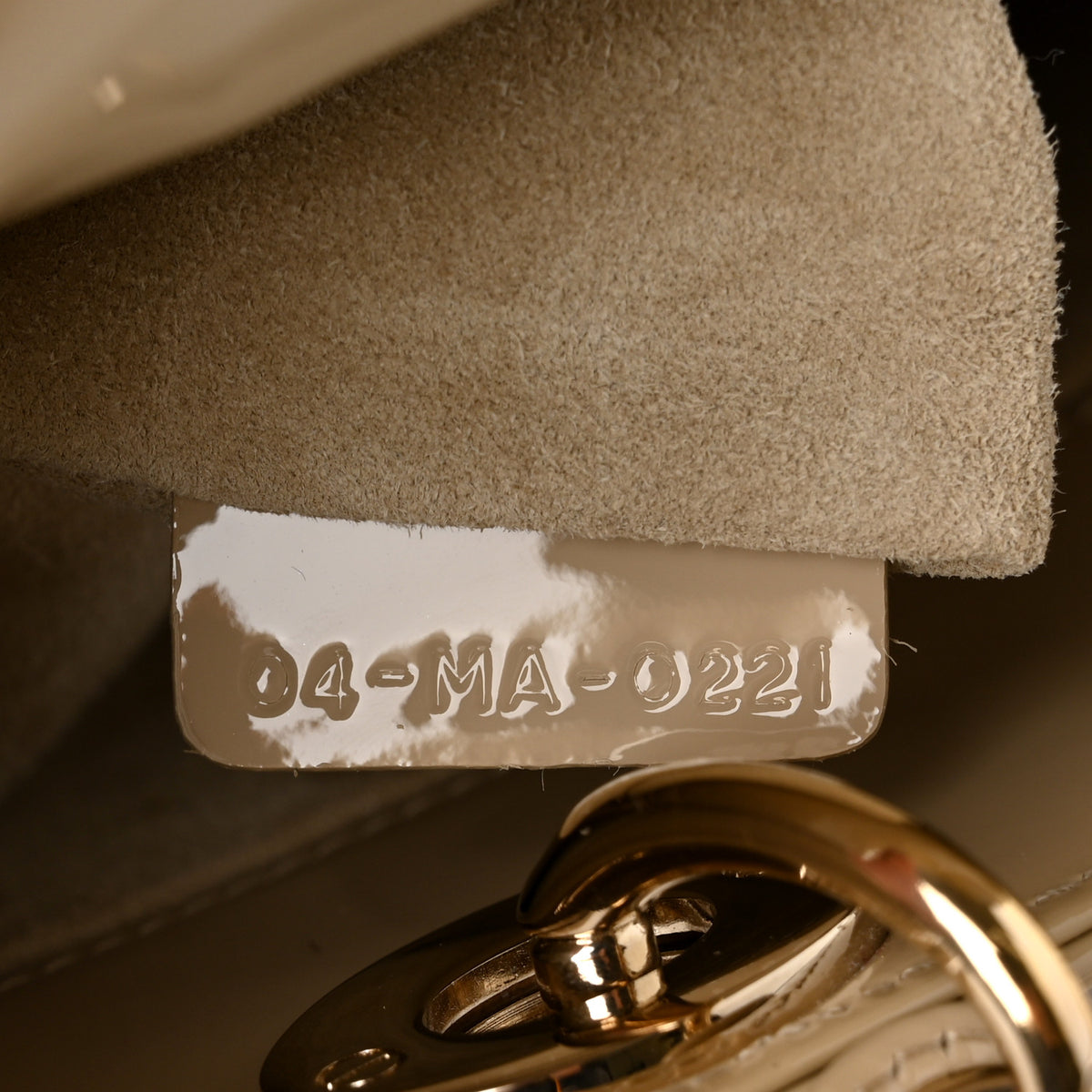Christian Dior Patent Cannage Small Lady Dior Beige 7 of 10