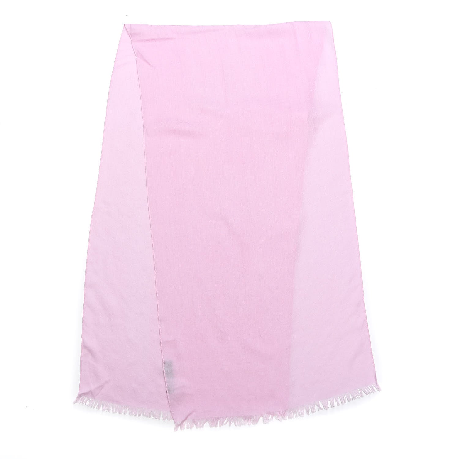 Gucci Wool Silk GG Monogram GGNat Scarf Rose 3 of 5