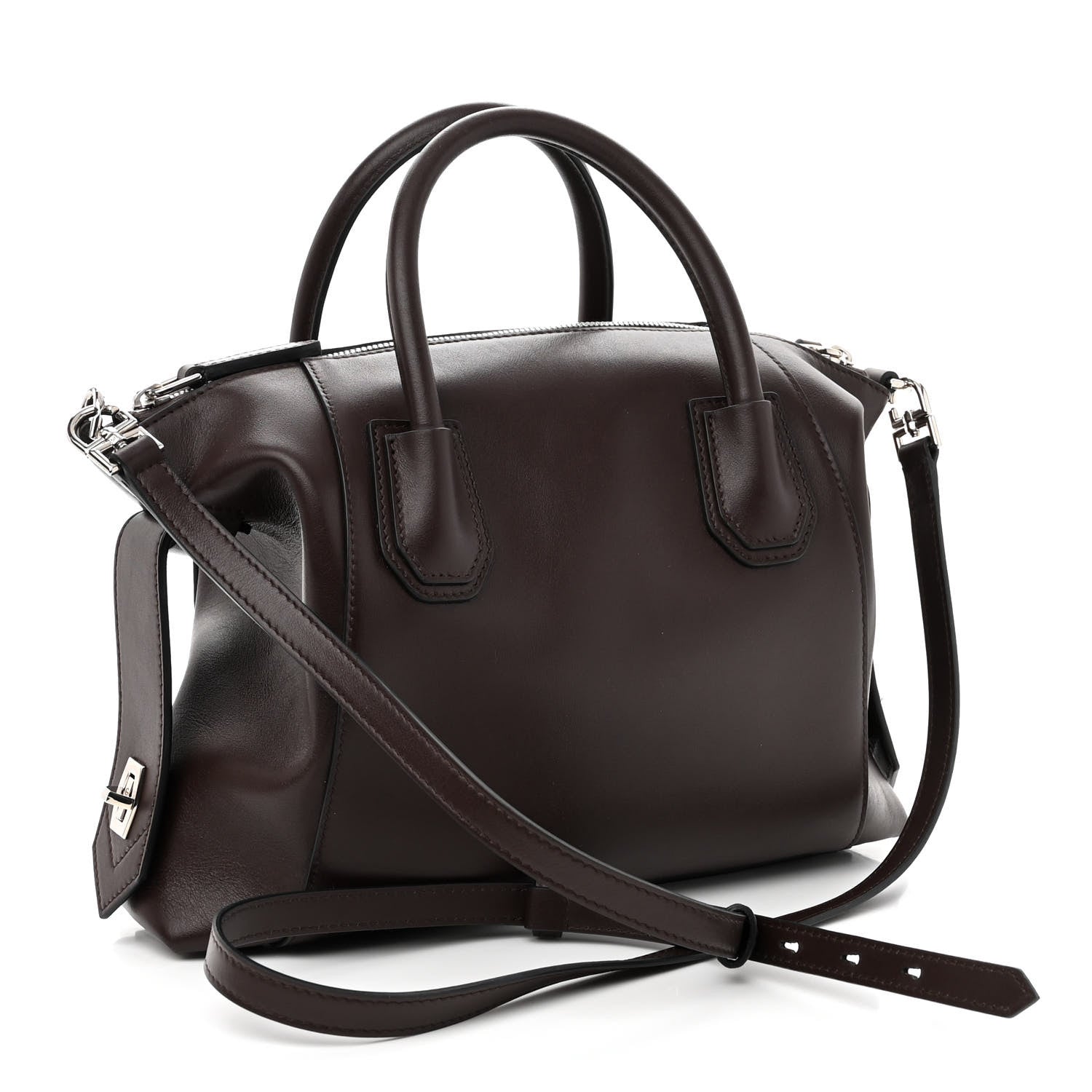 Givenchy Smooth Calfskin Small Soft Antigona Dark Brown 3 of 9