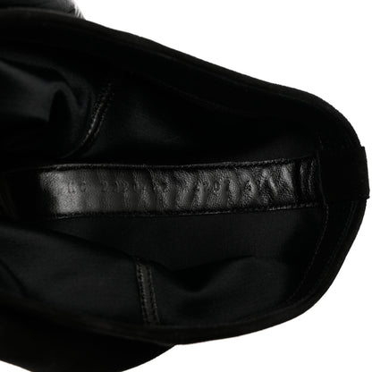 Hermes Velvet Goatskin Fallon 30 Boots 41 Black 6 of 9